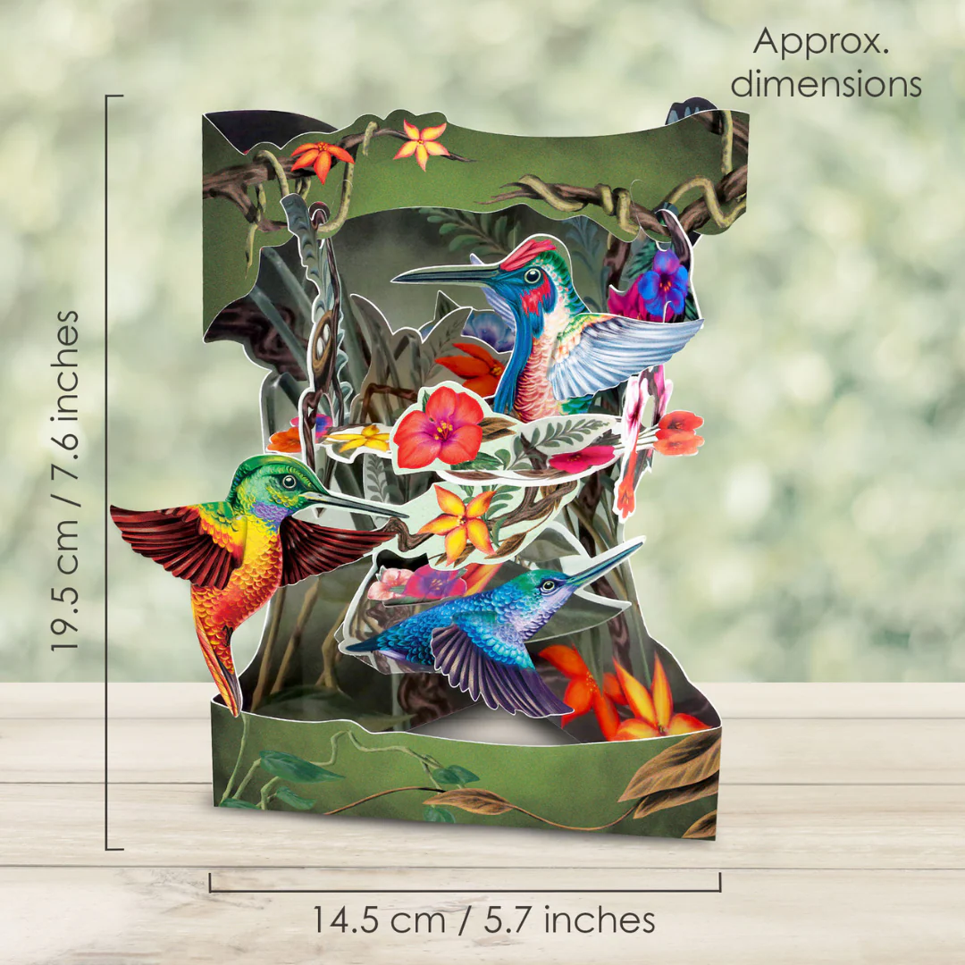 Santoro Swinging Card - Hummingbirds - Image 3