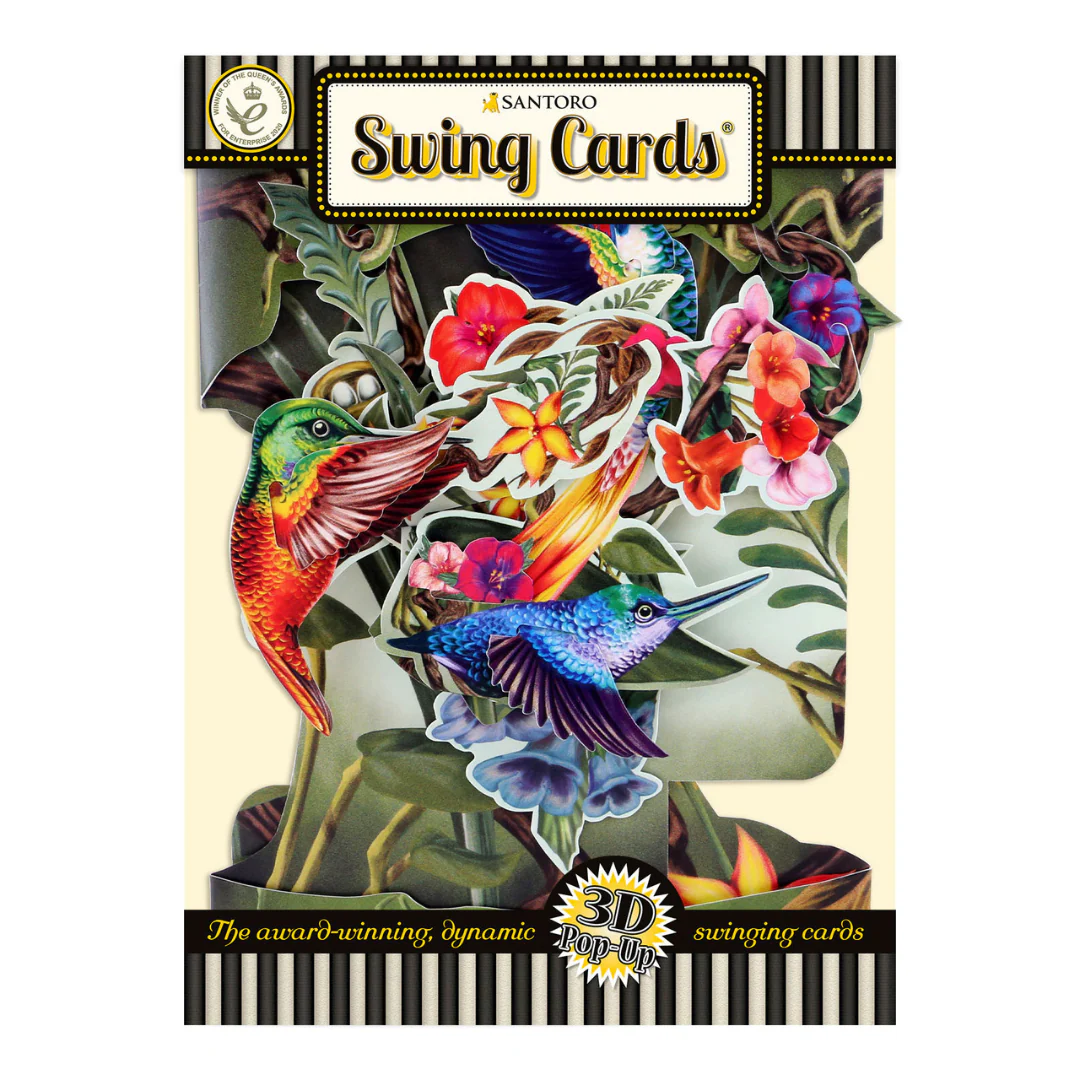 Santoro Swinging Card - Hummingbirds - Image 4