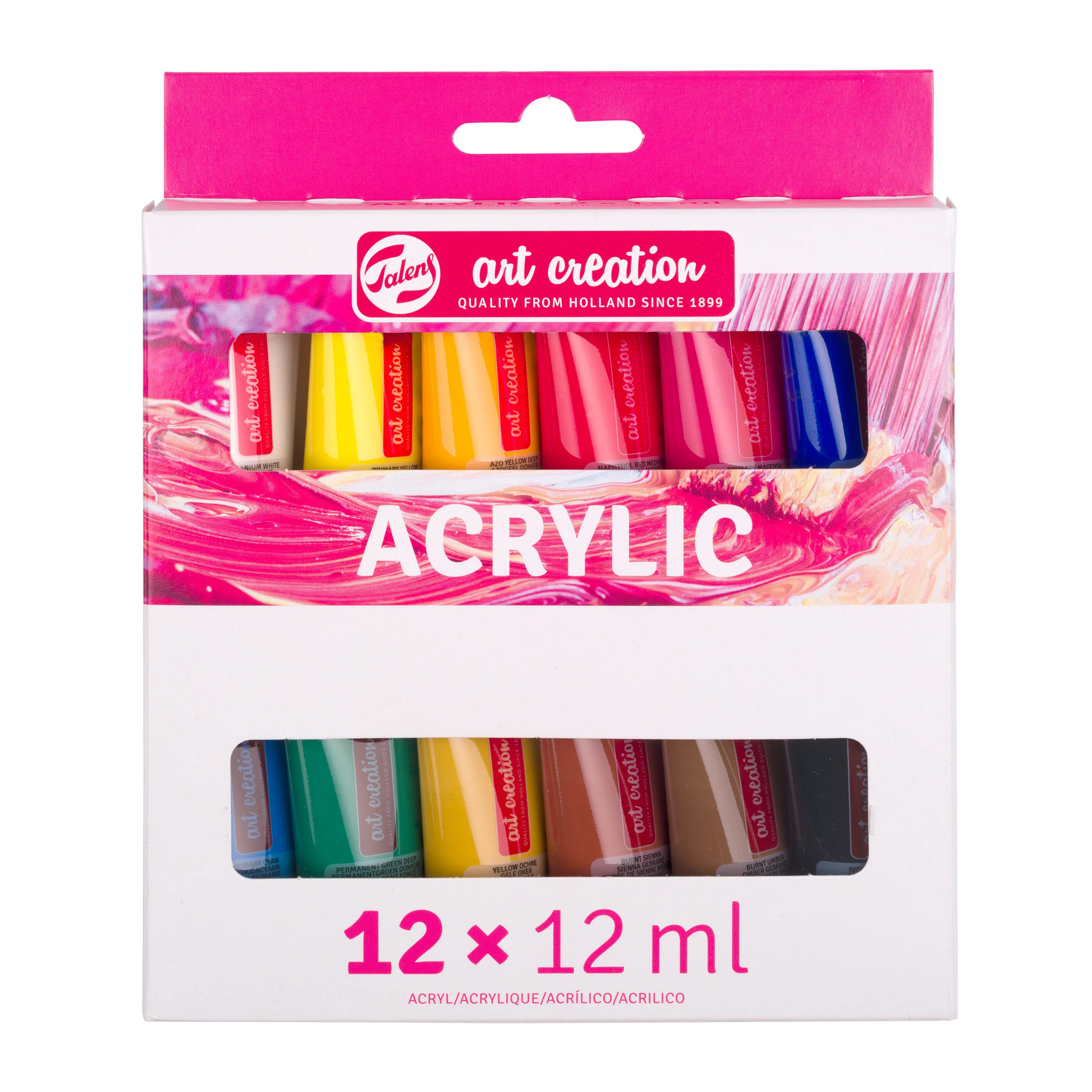 ART CREATION - Acrylic Paint 12ml - Pack of 12