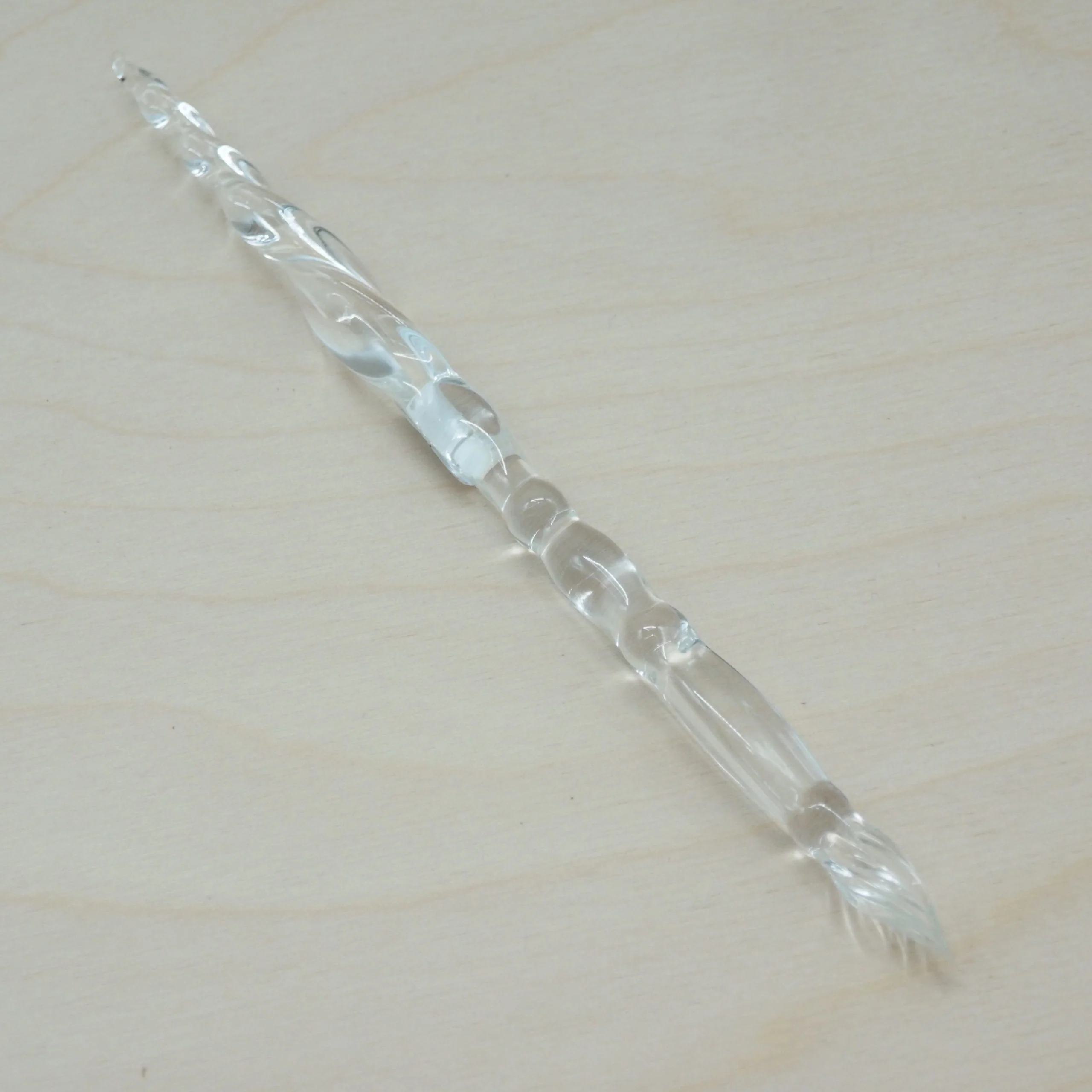 ARTISAN JANELLE TYLER - Handcrafted Glass Dip Pen | Clear - Image 14