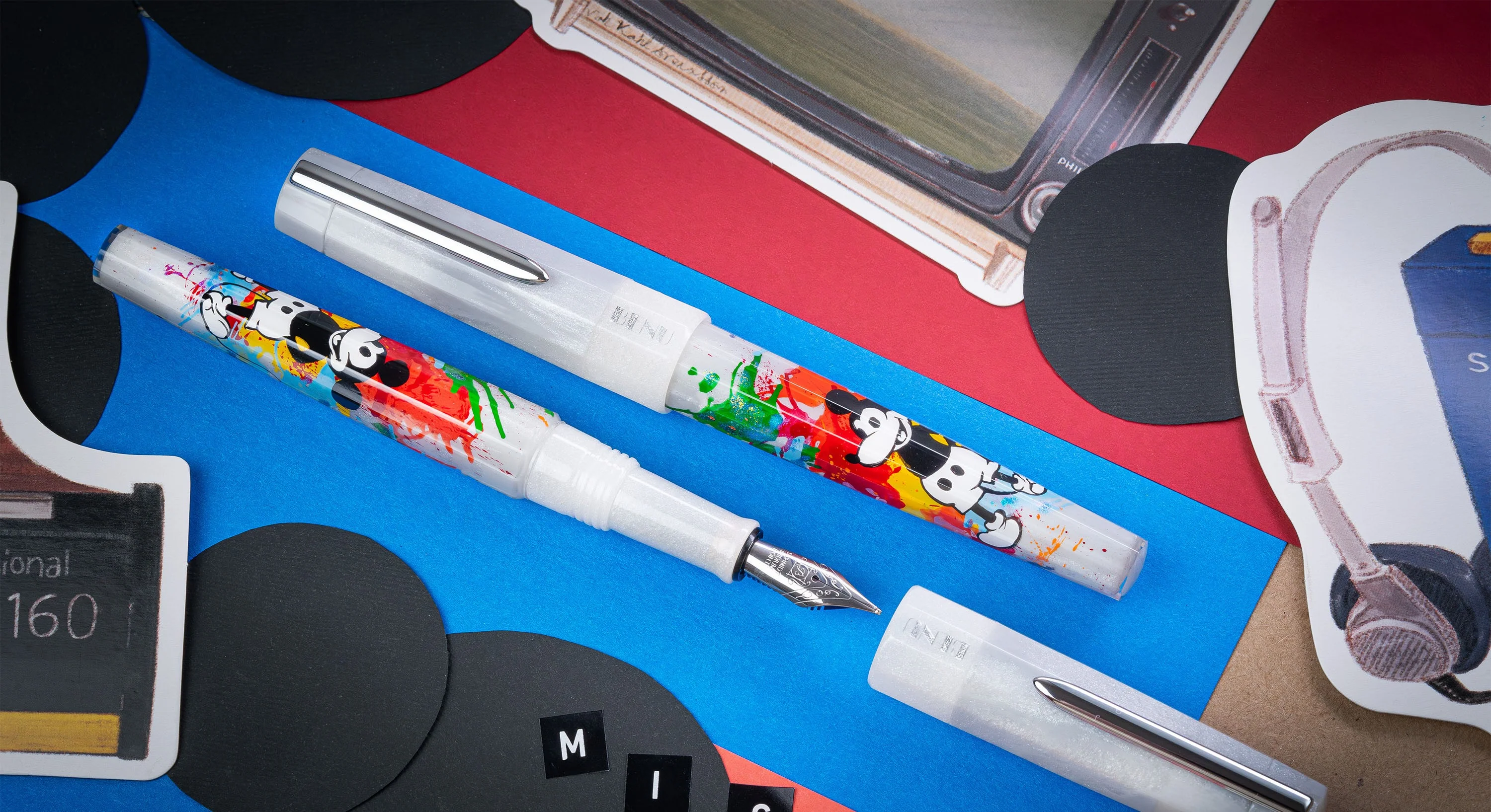 BENU - EUPHORIA MICKEY MOUSE FOUNTAIN PEN - STEAMBOAT MASTER - Image 5