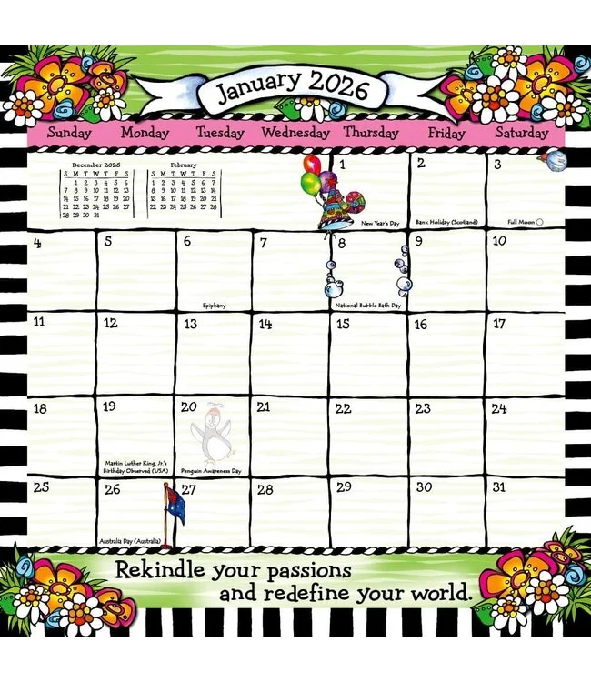 Blue Mountain Arts - 2026 Calendar - Live a Life Worth Loving - Image 3