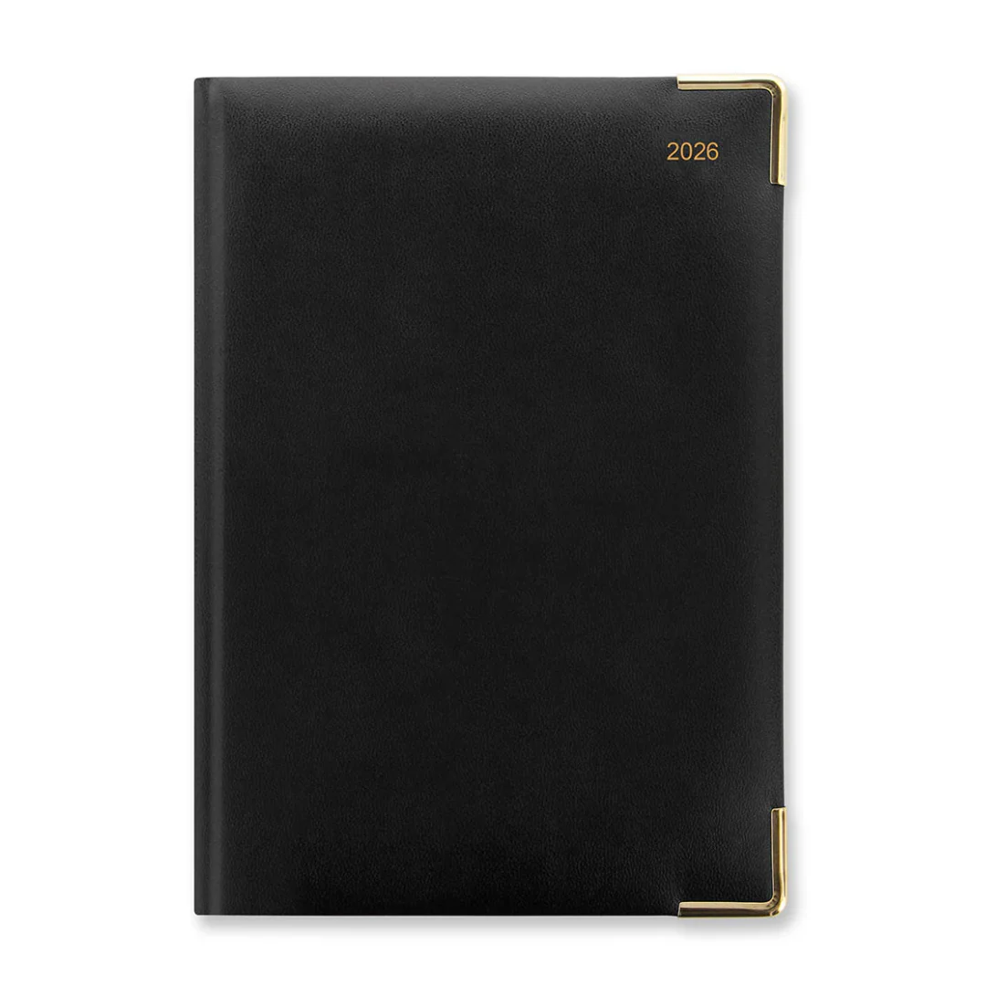 Letts of London - 2026 A5 Vertical Planner - Week to View - Black (English)