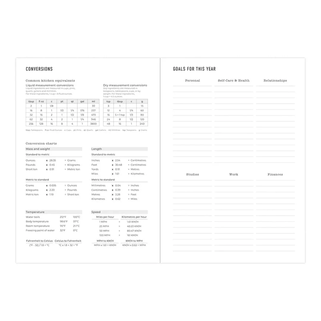 Letts of London - 2026 A5 Woodland Planner - Week to View - Green (Multilanguage) - Image 3