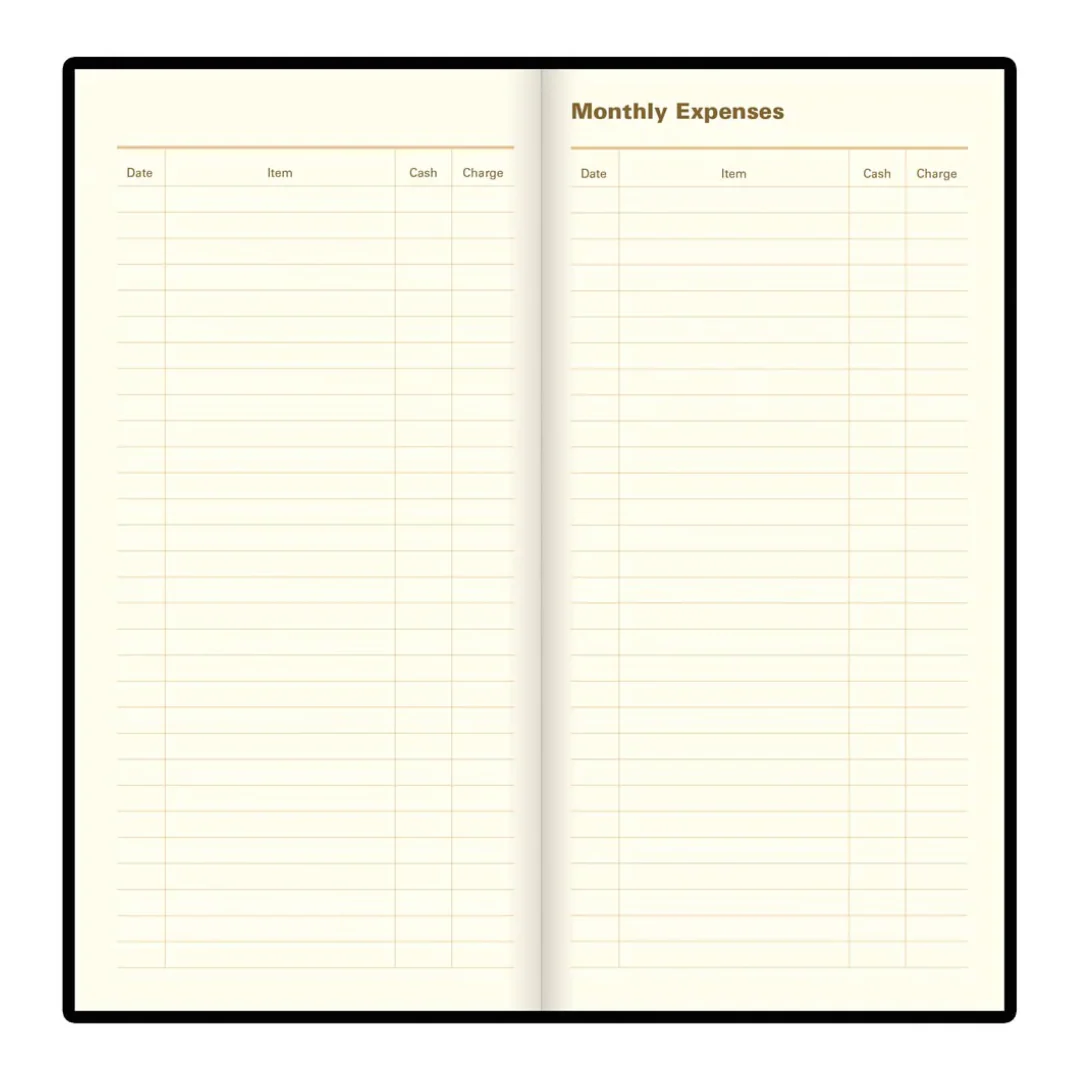 Letts of London - 2026 Signature Slim Planner  - Week to View - Black (English) - Image 3