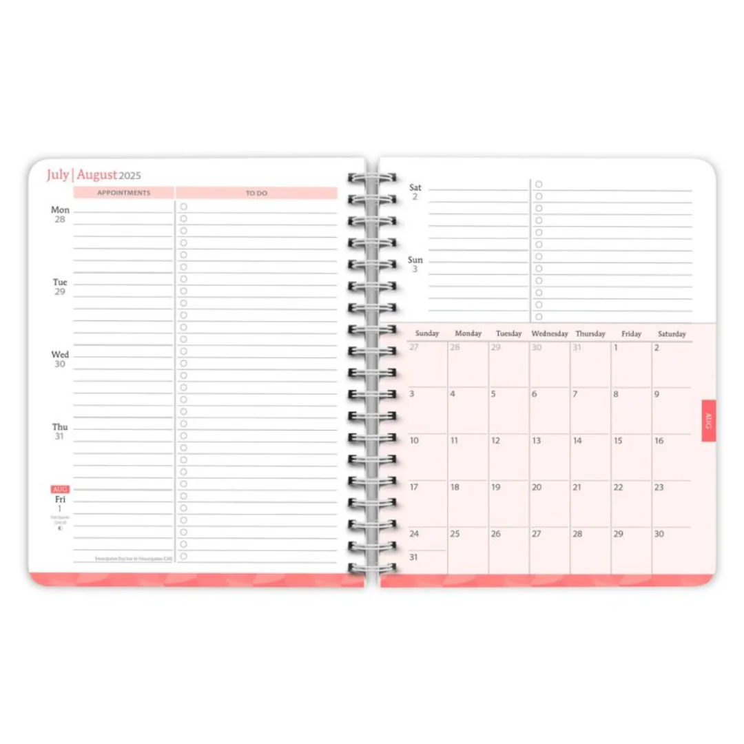 Brown Trout - 2026 18 Months Weekly Desk Planner - Starburst - Image 2