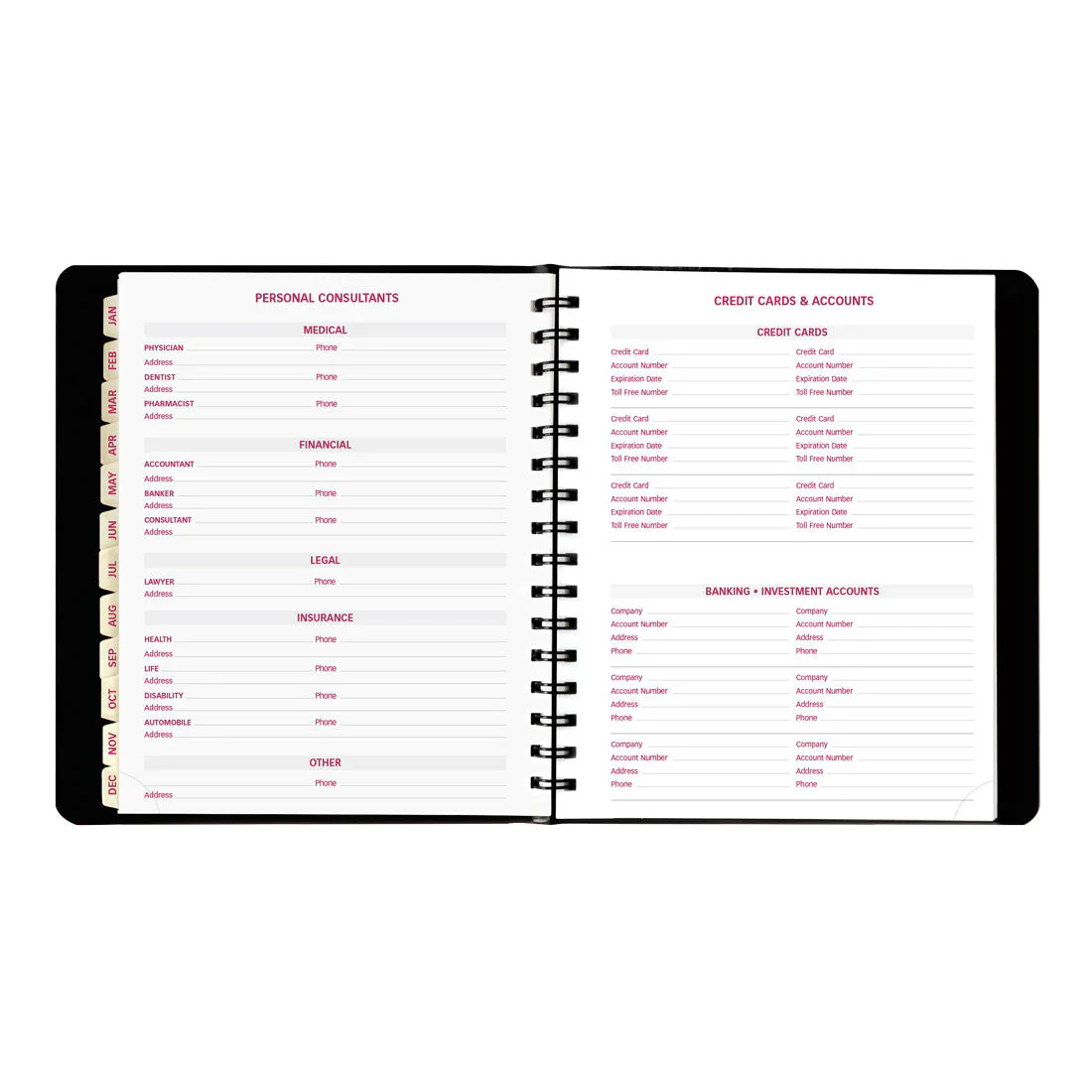 Brownline - 2026 Essential Weekly Planner - English - Black - Image 4