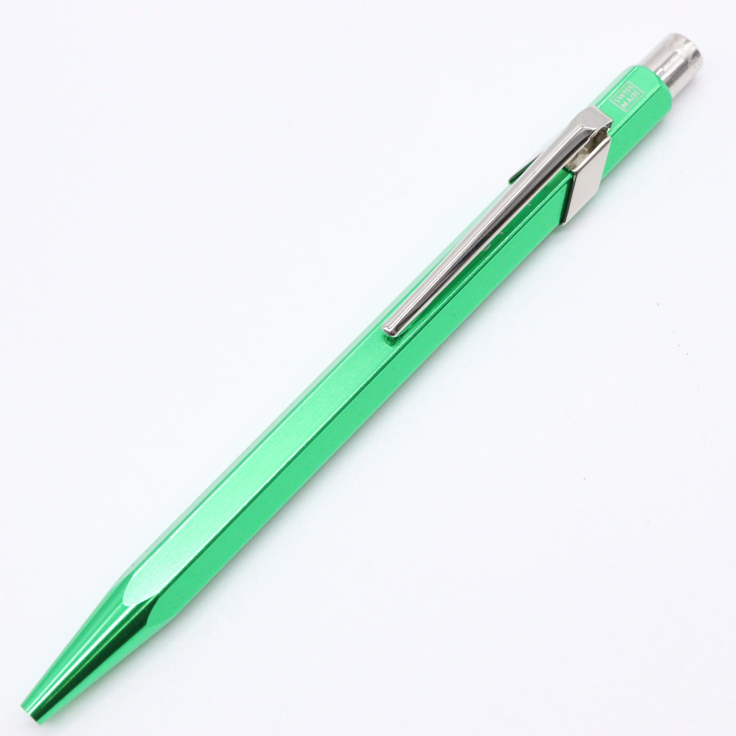 Caran D’ache 849 Ballpoint Pen with Metal Case – Metallic Green