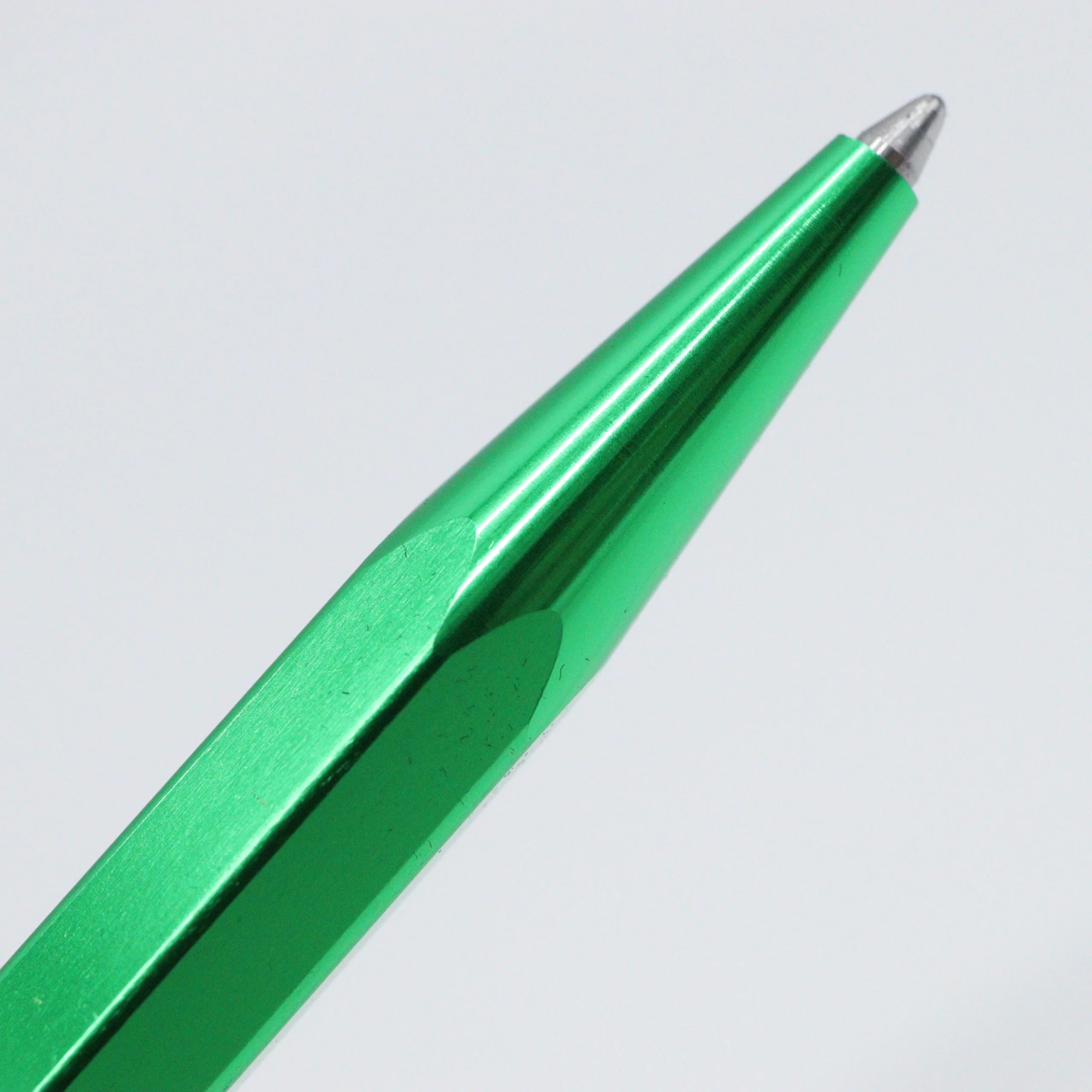 Caran D’ache 849 Ballpoint Pen with Metal Case – Metallic Green - Image 2