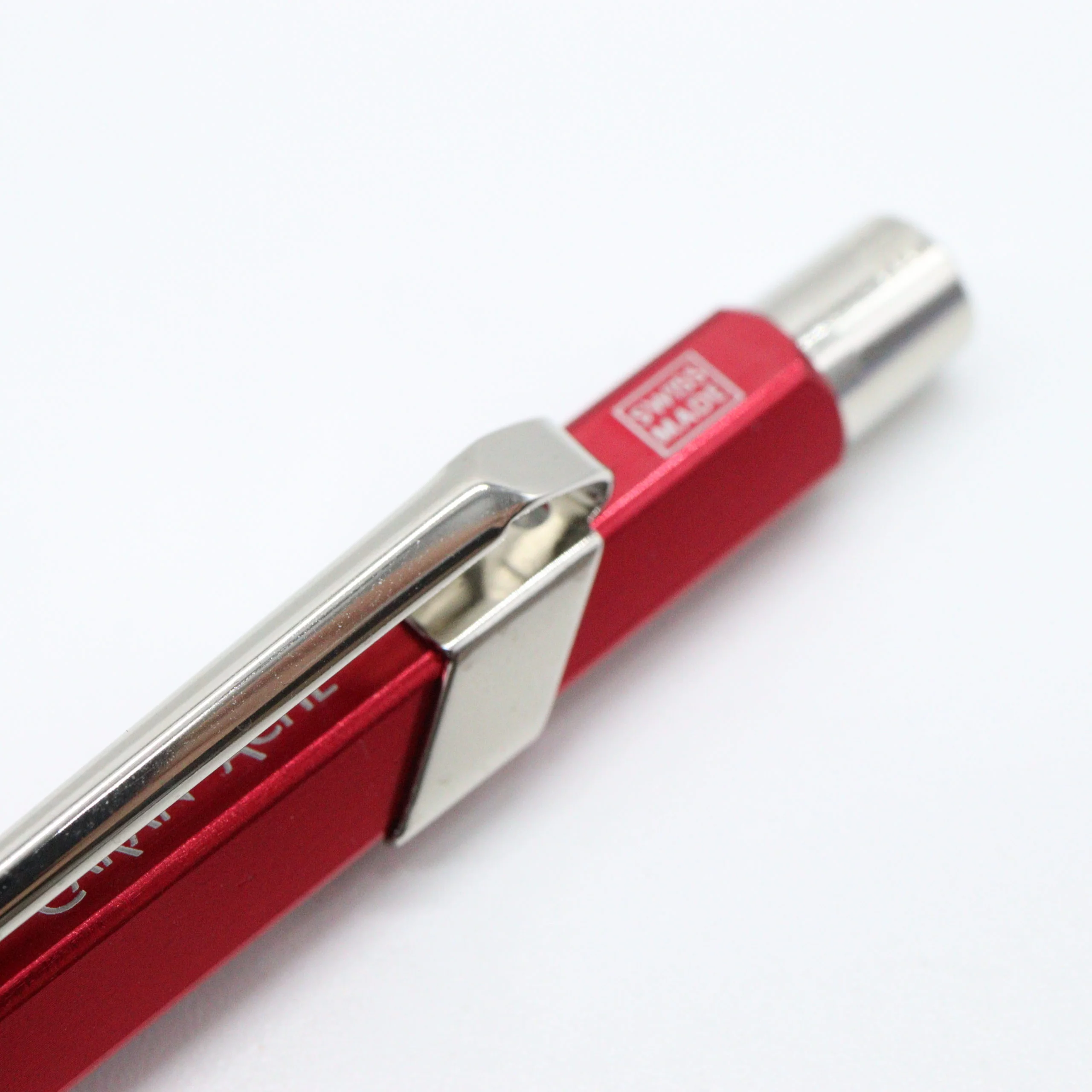 Caran D’ache 849 Ballpoint Pen with Metal Case – Metallic Red - Image 3