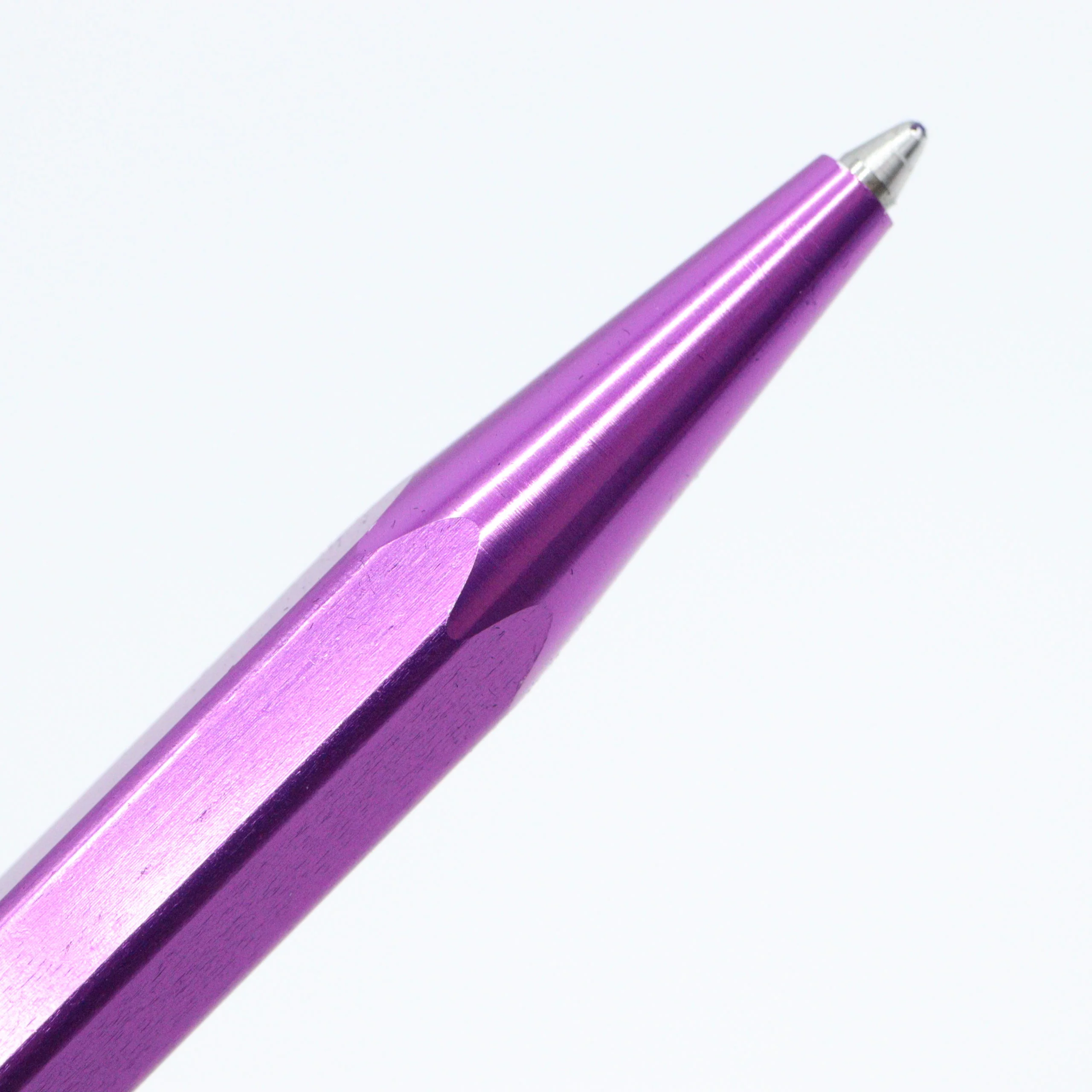 Caran D'ache 849 Ballpoint Pen with Metal Case - Metallic Violet - Image 3