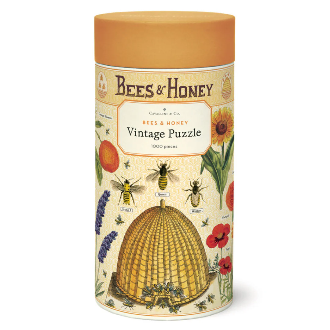 Cavallini & Co - Vintage Puzzle 1000 Pieces - Bees & Honey