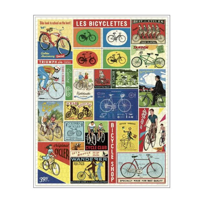 Cavallini & Co - Vintage Puzzle 1000 Pieces - Bicycles - Image 2