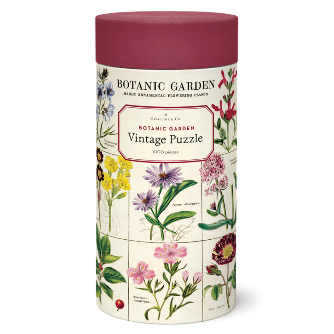Cavallini & Co - Vintage Puzzle 1000 Pieces - Botanic Garden