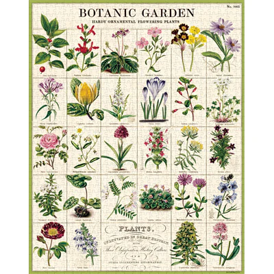 Cavallini & Co - Vintage Puzzle 1000 Pieces - Botanic Garden - Image 2