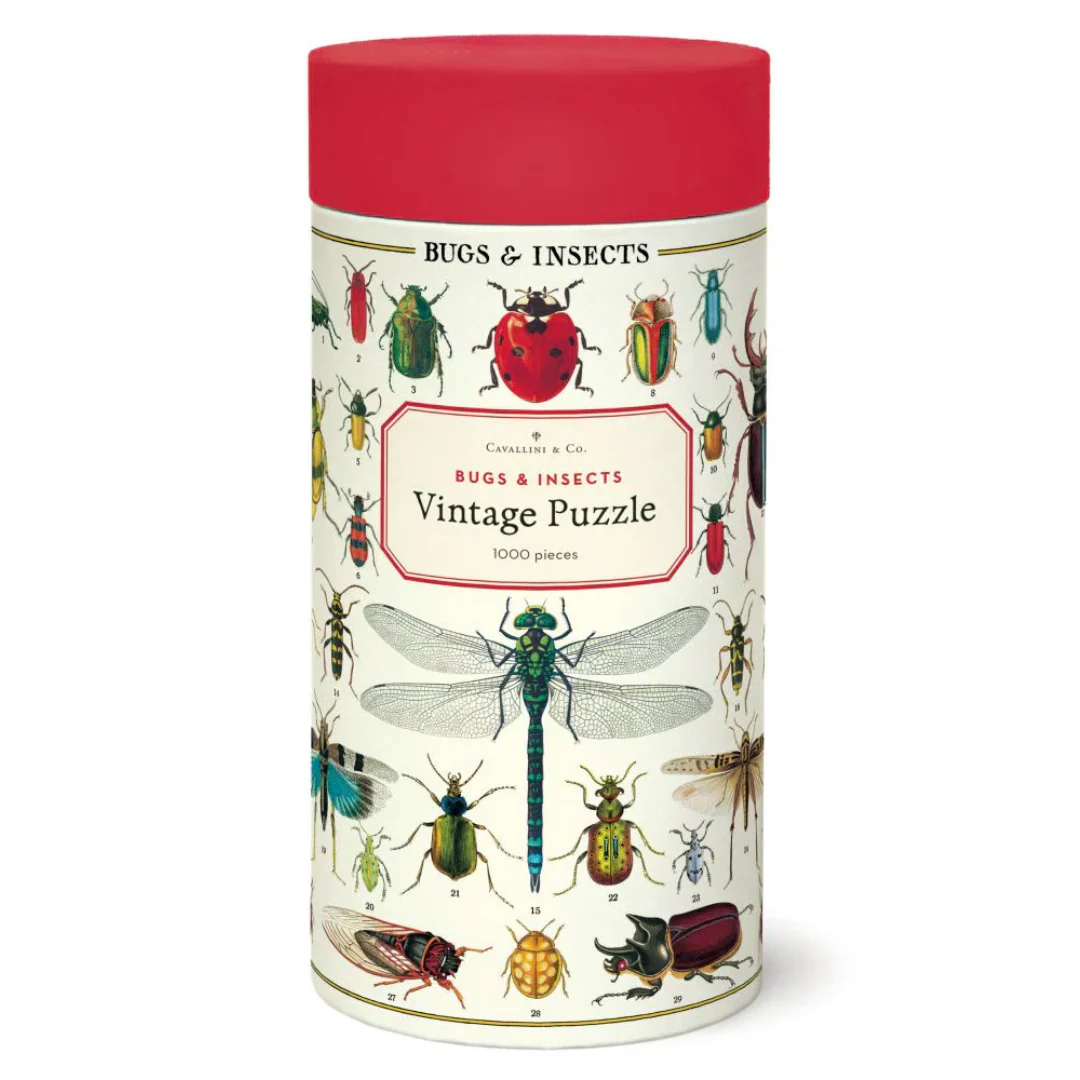Cavallini & Co - Vintage Puzzle 1000 Pieces - Bugs & Insects