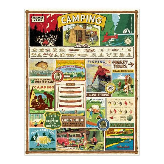 Cavallini & Co - Vintage Puzzle 1000 Pieces - Camping - Image 2