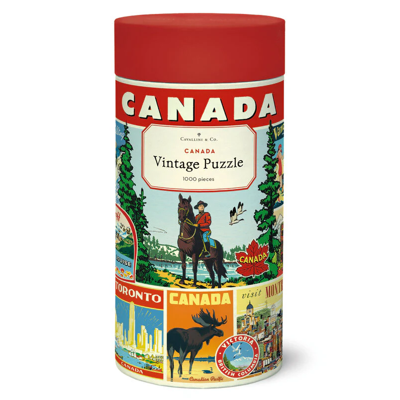 Cavallini & Co - Vintage Puzzle 1000 Pieces - Canada
