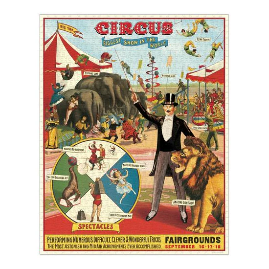 Cavallini & Co - Vintage Puzzle 1000 Pieces - Circus - Image 2