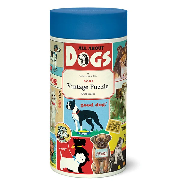 Cavallini & Co - Vintage Puzzle 1000 Pieces - Dogs