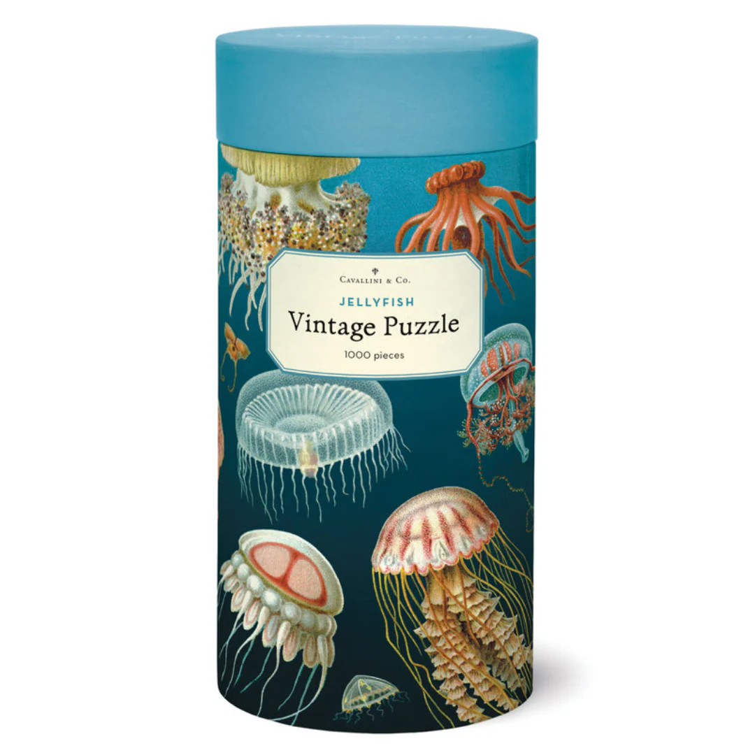 Cavallini & Co - Vintage Puzzle 1000 Pieces - Jellyfish