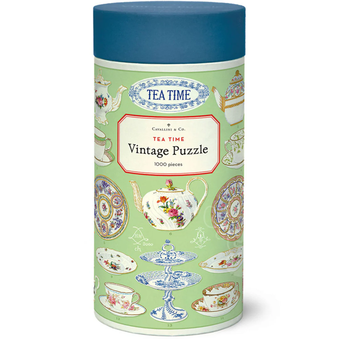 Cavallini & Co - Vintage Puzzle 1000 Pieces - Tea Time