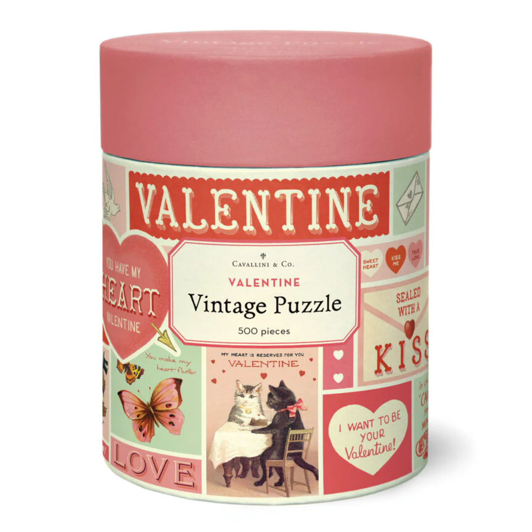 Cavallini & Co - Vintage Puzzle 500 Pieces - Valentine