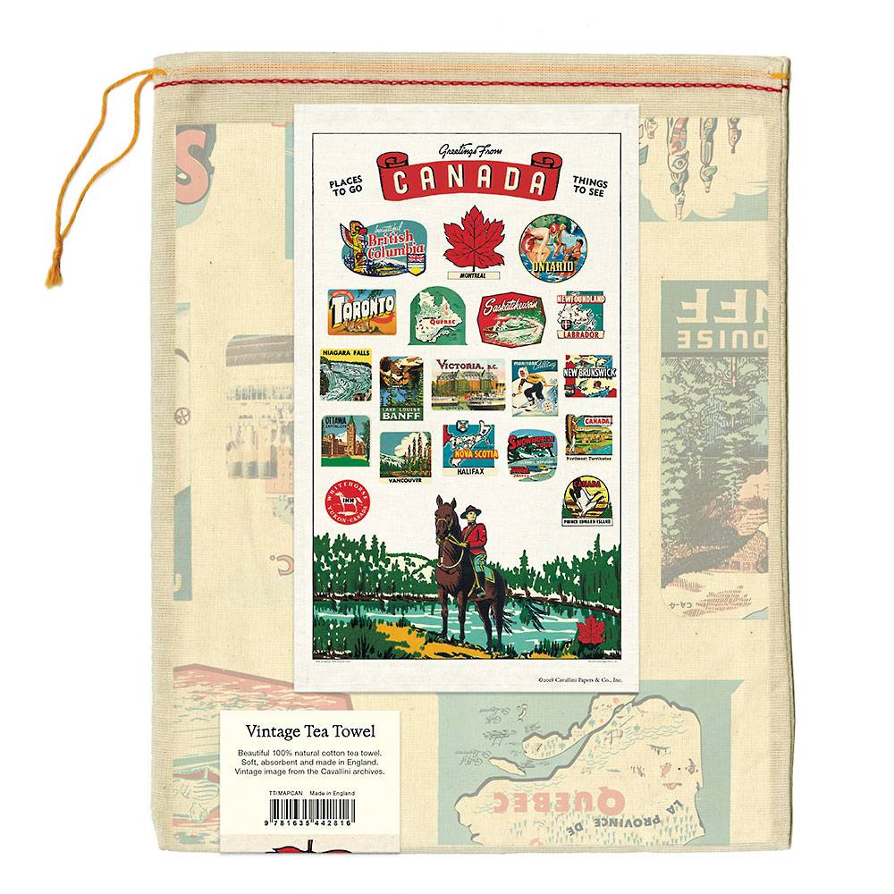 CAVALLINI & CO - Tea Towel "Canada" - Image 3