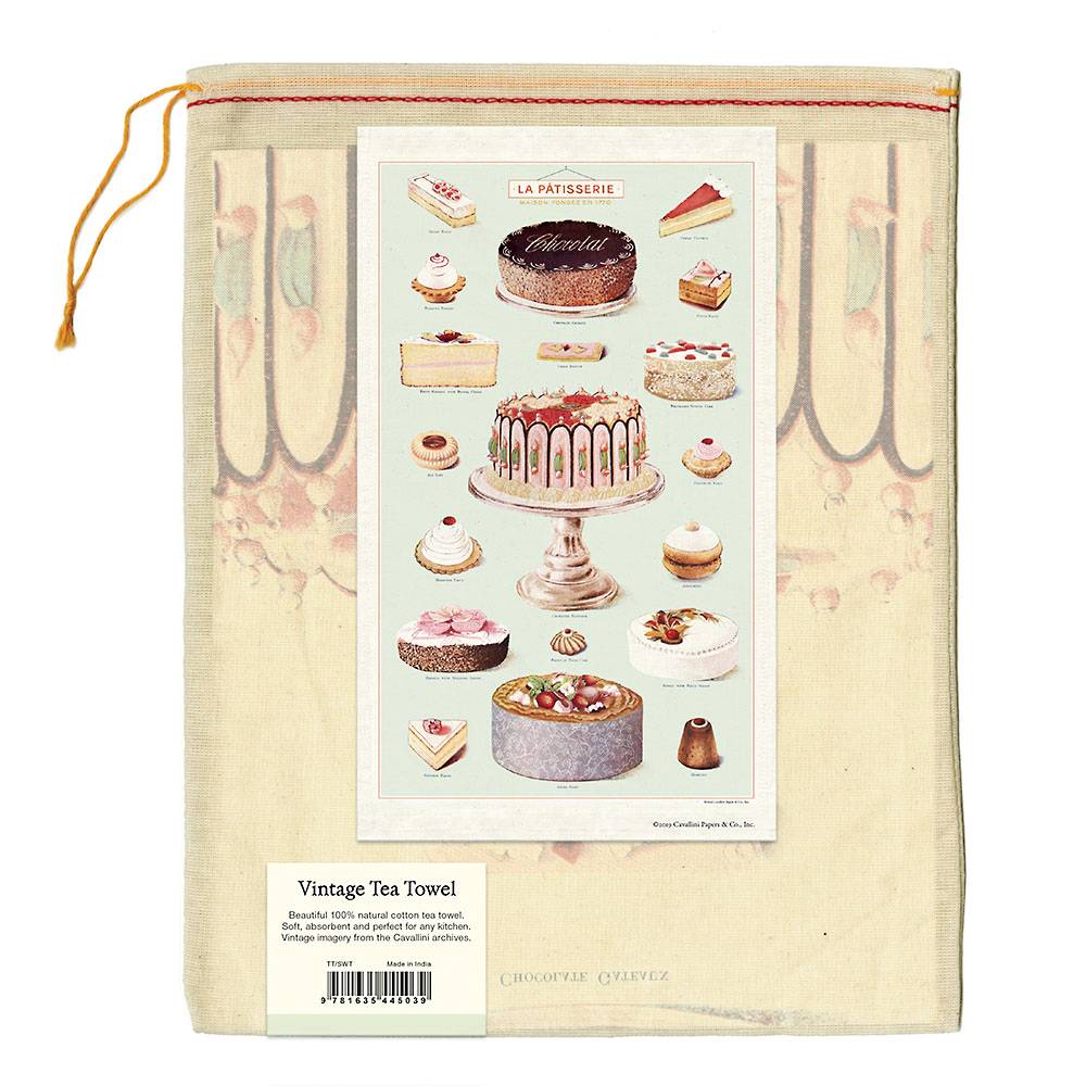 Cavallini & Co - Tea Towel - La Patisserie - Image 3