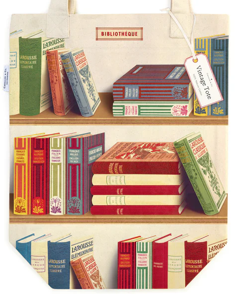 Cavallini & Co - Tote Bag - Library Books