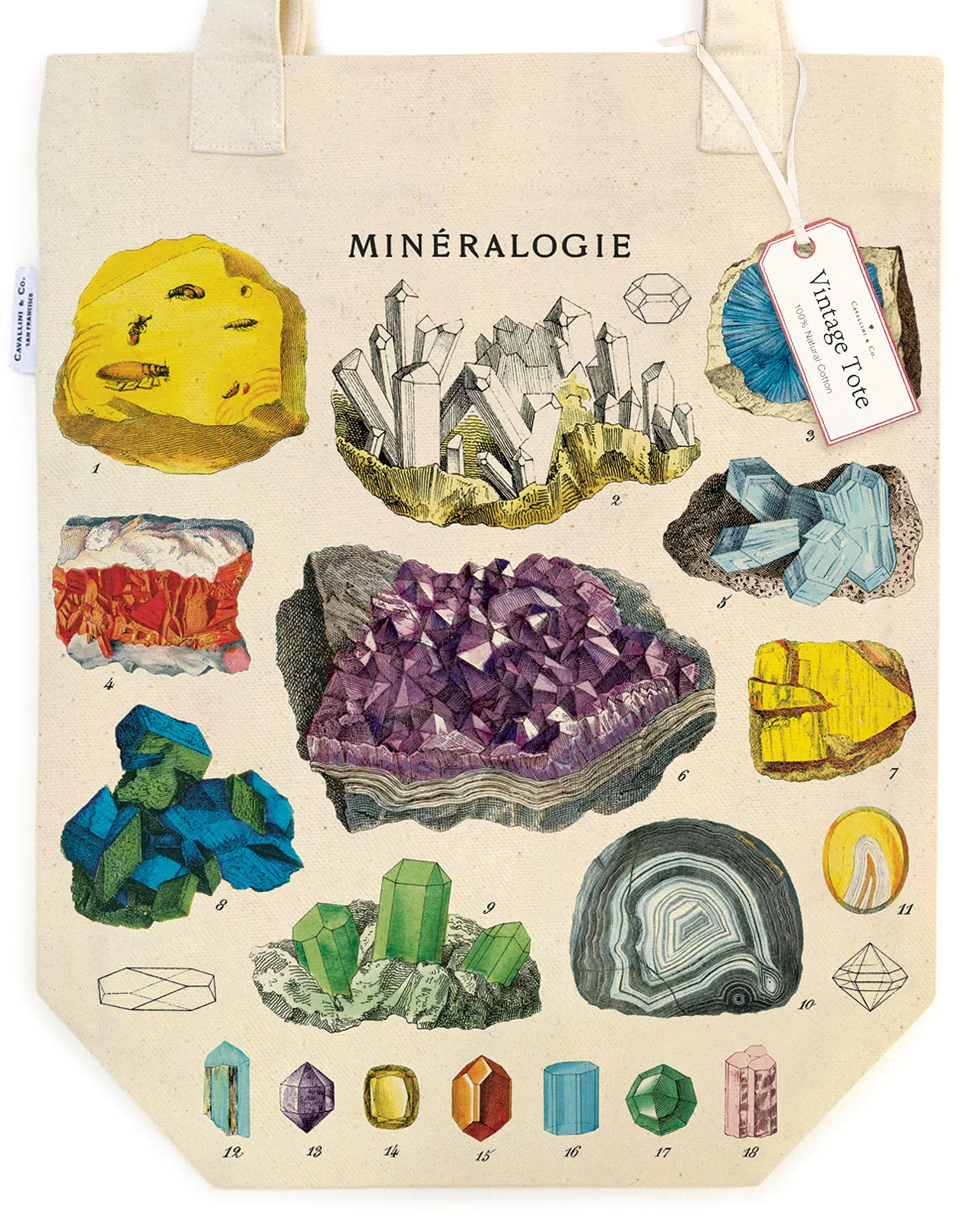 Cavallini & Co - Tote Bag - Mineralogie