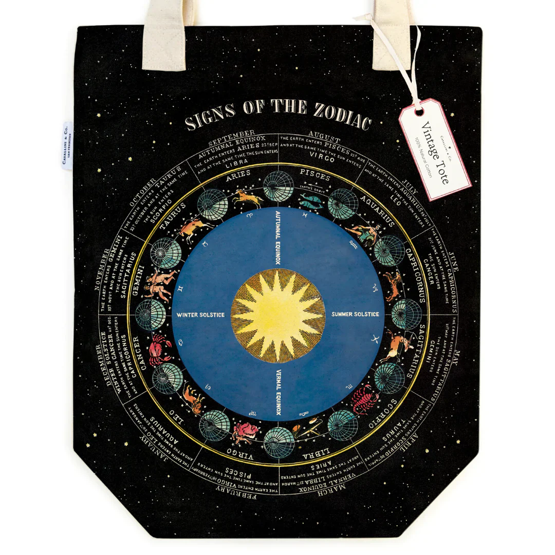 Cavallini & Co - Tote Bag - Zodiac Chart