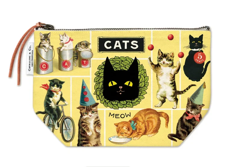 CAVALLINI & CO - Vintage Pouch - Cats