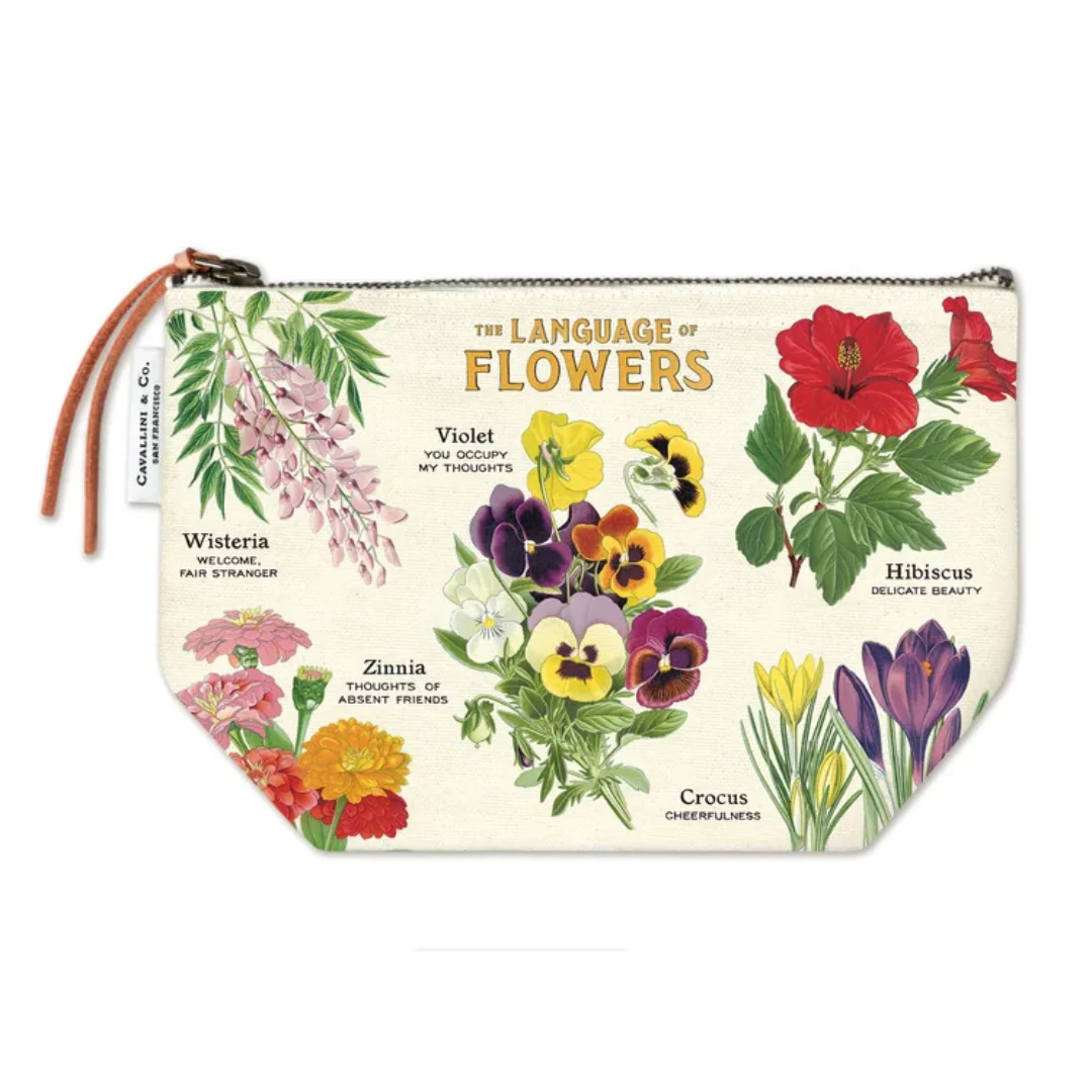 CAVALLINI & CO - Vintage Pouch - Language of Flowers