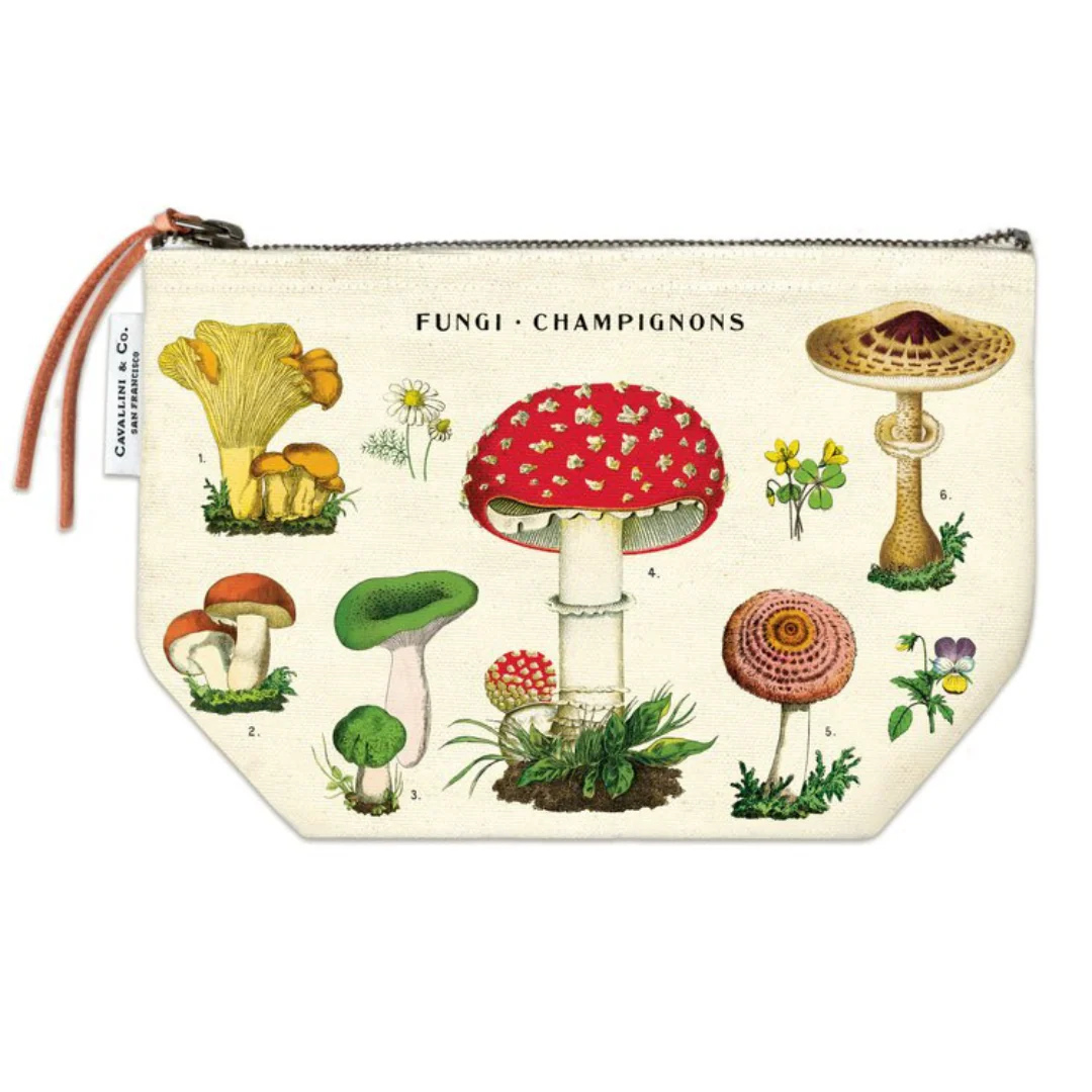 CAVALLINI & CO - Vintage Pouch - Mushrooms