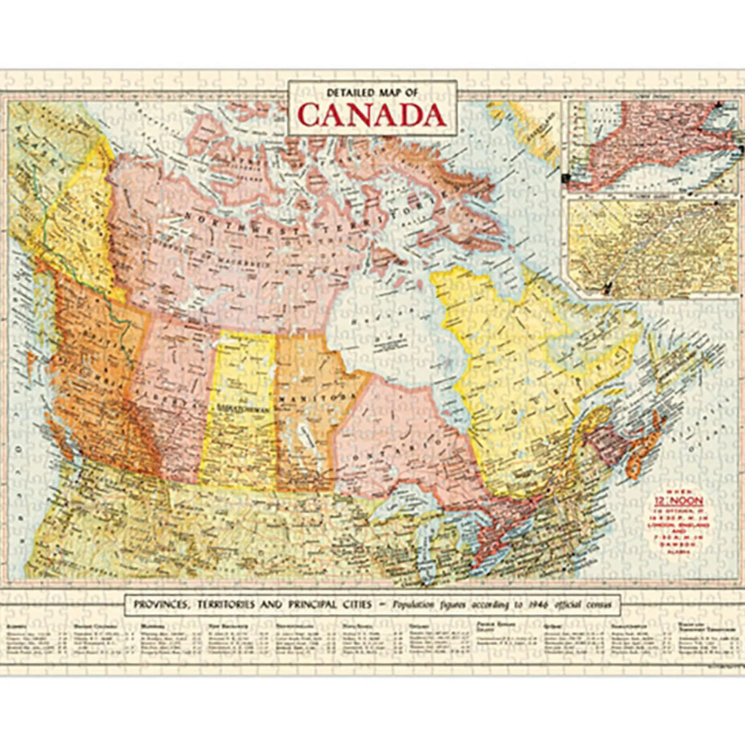 Cavallini & Co - Vintage Puzzle 1000 Pieces - Canada - Image 2