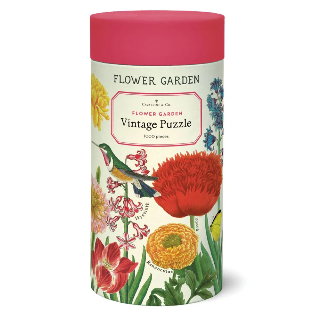 Cavallini & Co - Vintage Puzzle 1000 Pieces - Flower Garden