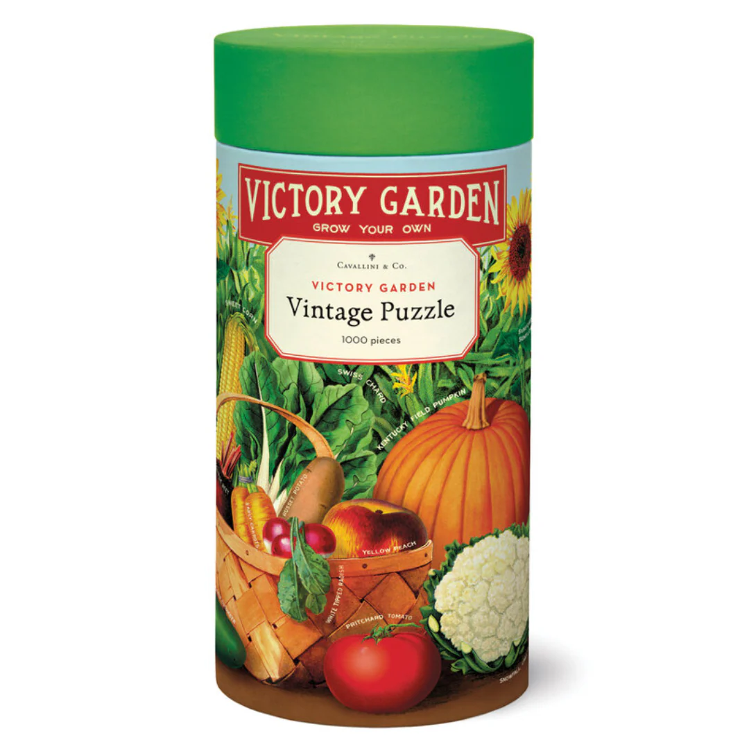 Cavallini & Co - Vintage Puzzle 1000 Pieces - Victory Garden