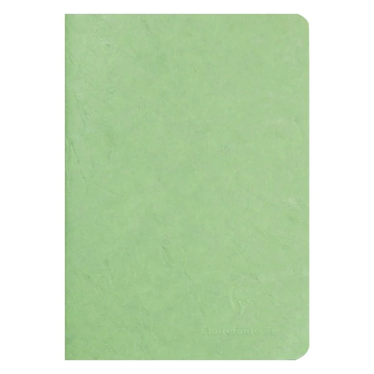 Clairefontaine - Age-Bag Stapled Notebook - Lined - 96 Pages - 5x8 - Green