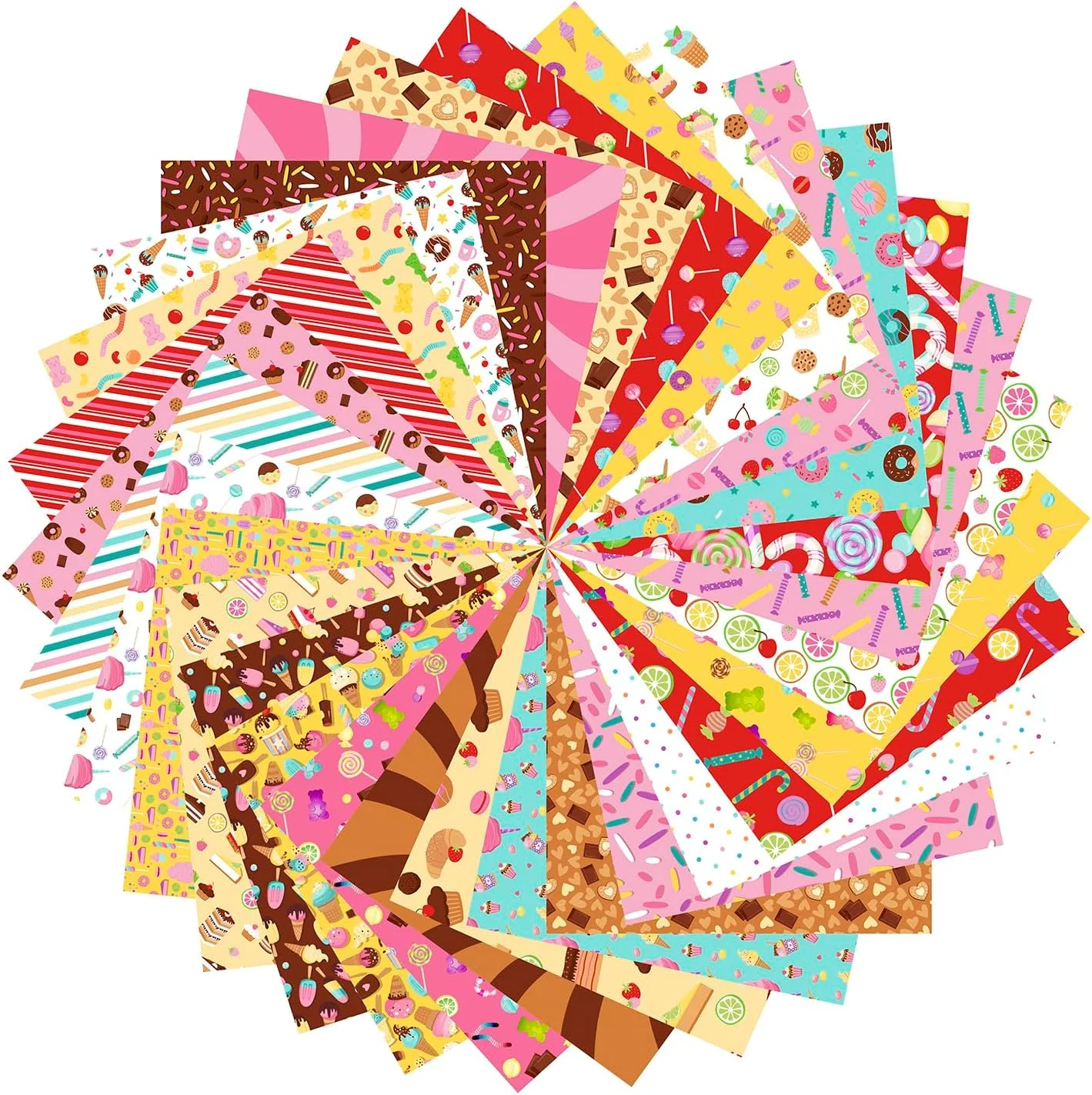 CLAIREFONTAINE - My Mandarine Origami Paper | Sweets - Image 3