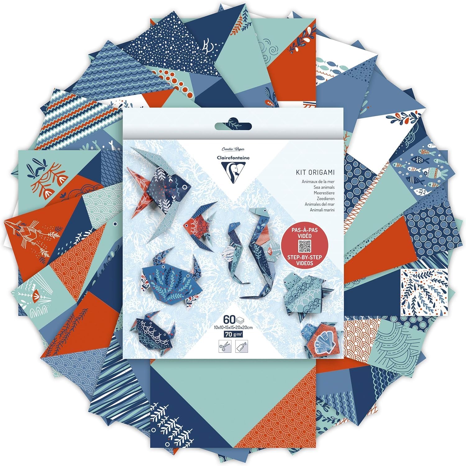 CLAIREFONTAINE - Origami Kit | Marine Wildlife - Image 3