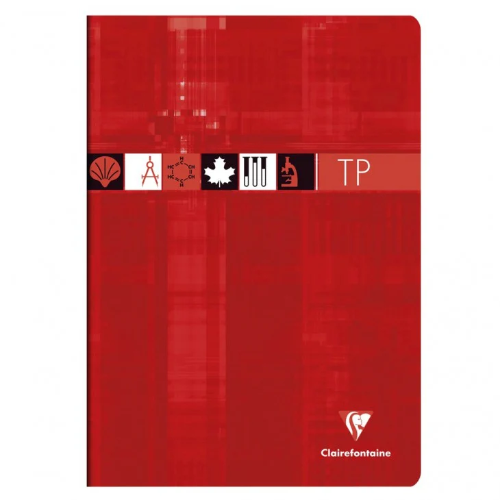 CLAIREFONTAINE SCIENCE NOTEBOOK SEYES & BLANK 64P