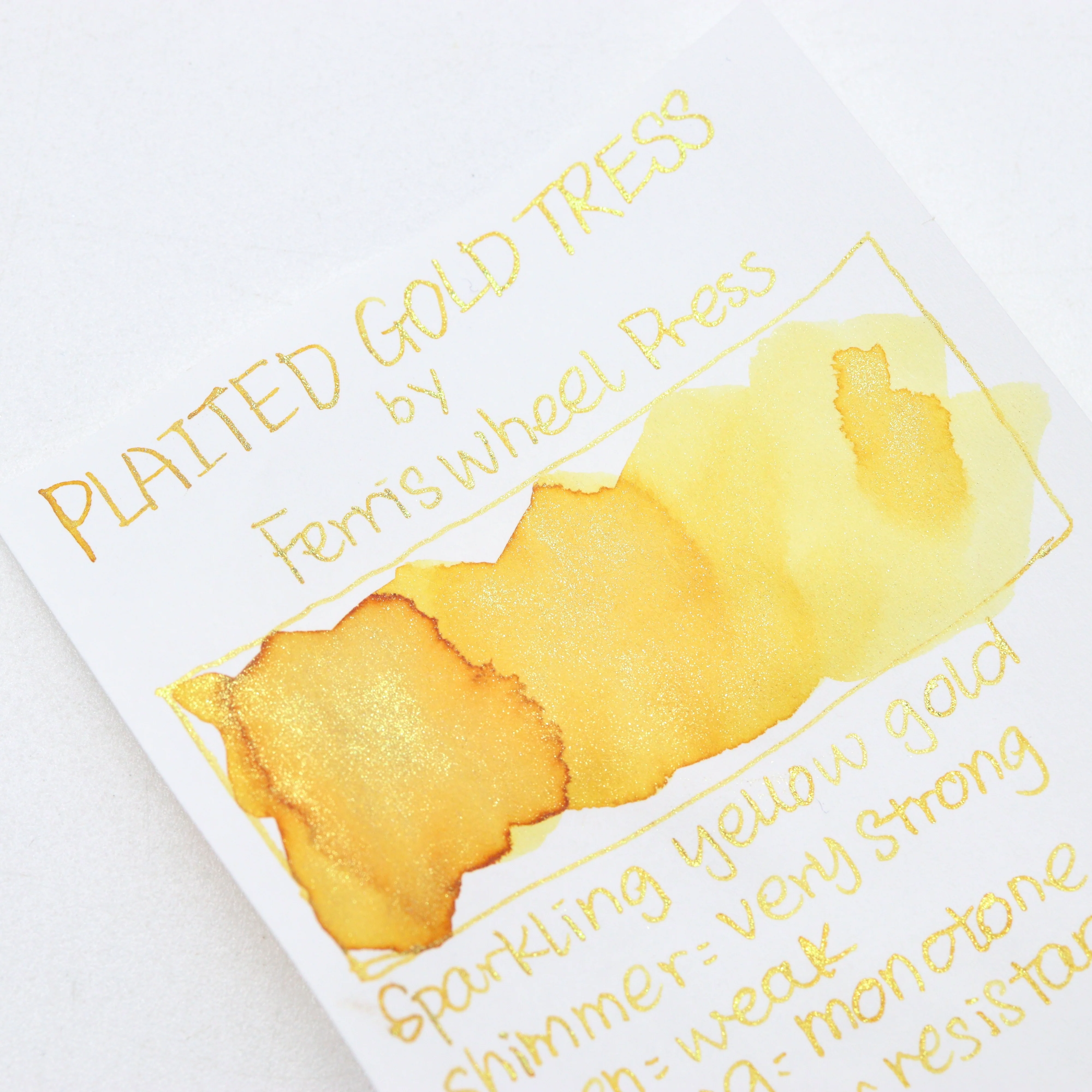 FERRIS WHEEL PRESS - FerriTales Collection 20ml Bottle - Once Upon a Time - Plaited Gold Tress - Image 3