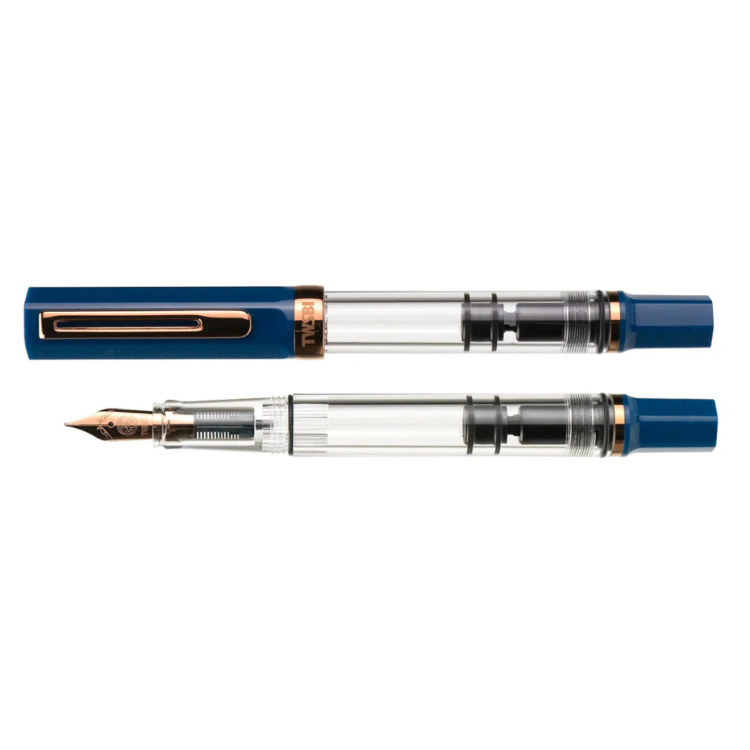 TWSBI - Eco Fountain Pen - Indigo Blue with Bronze Trim