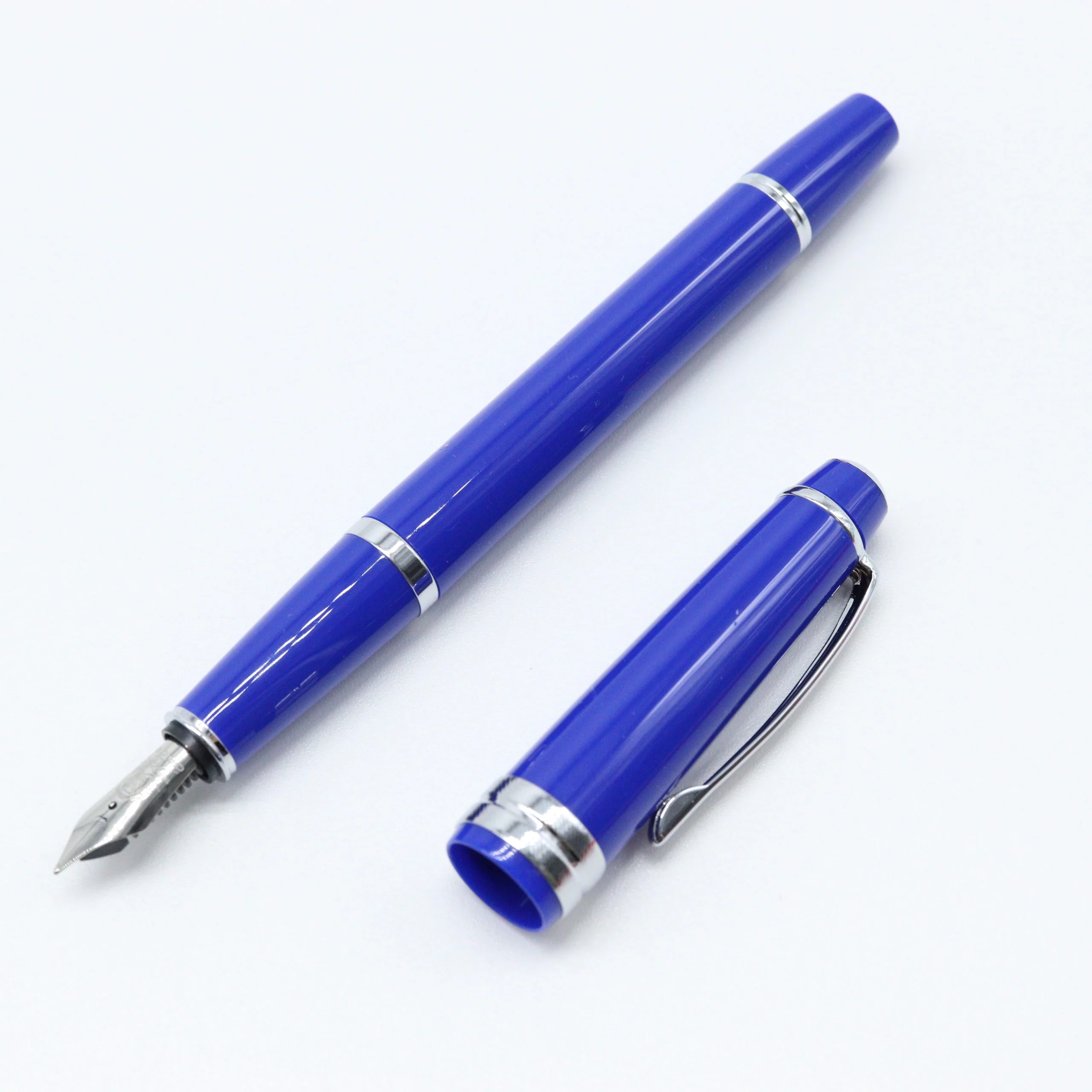 CROSS - BAILEY RESIN W/ CHROME APPOINTMENT FOUNTAIN PEN - BLUE - Image 3