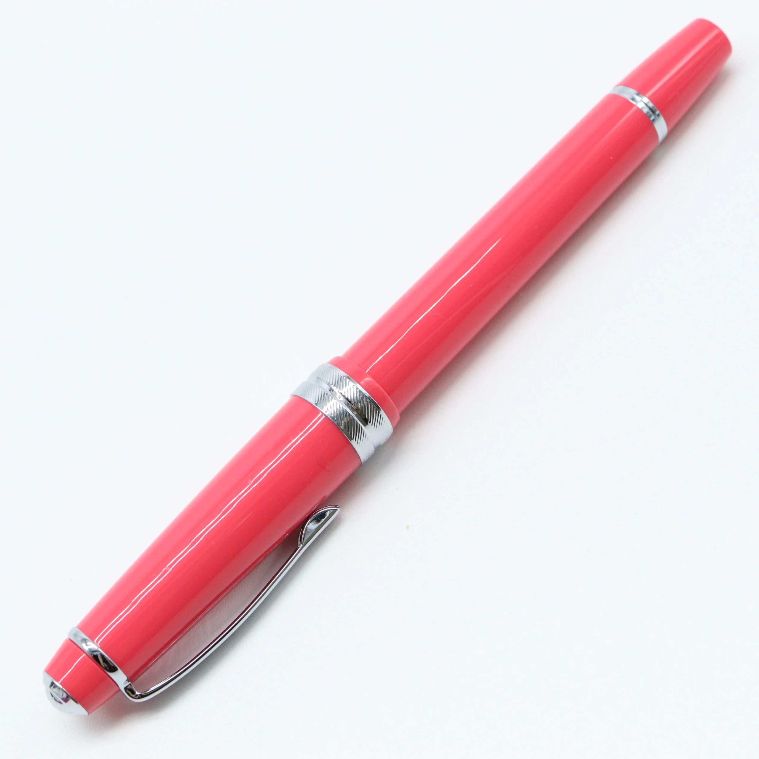 CROSS - BAILEY RESIN W/ CHROME APPOINTMENT FOUNTAIN PEN - CORAL - Image 2