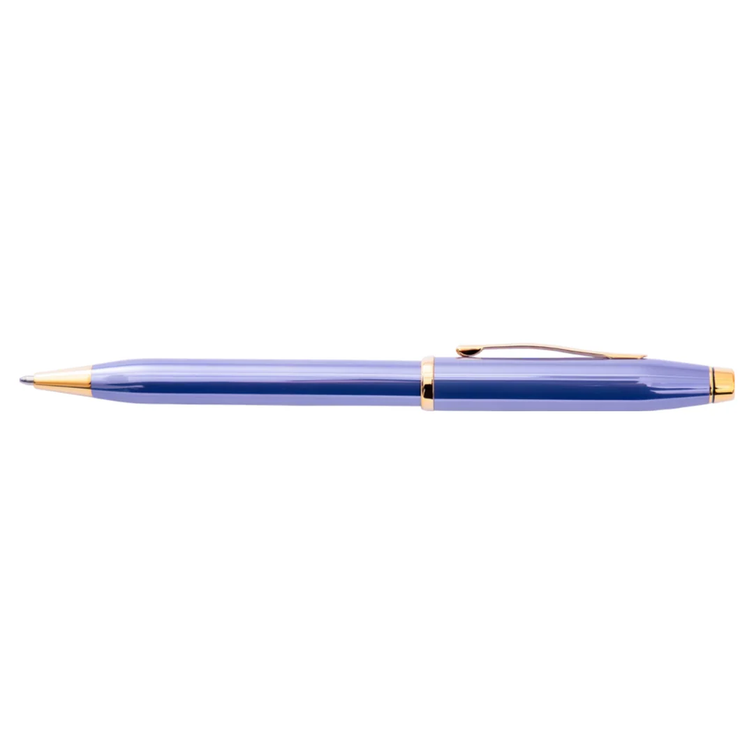 Cross -  Century II Ballpoint Pen - Lavender Blue/23kt Gold Appointments