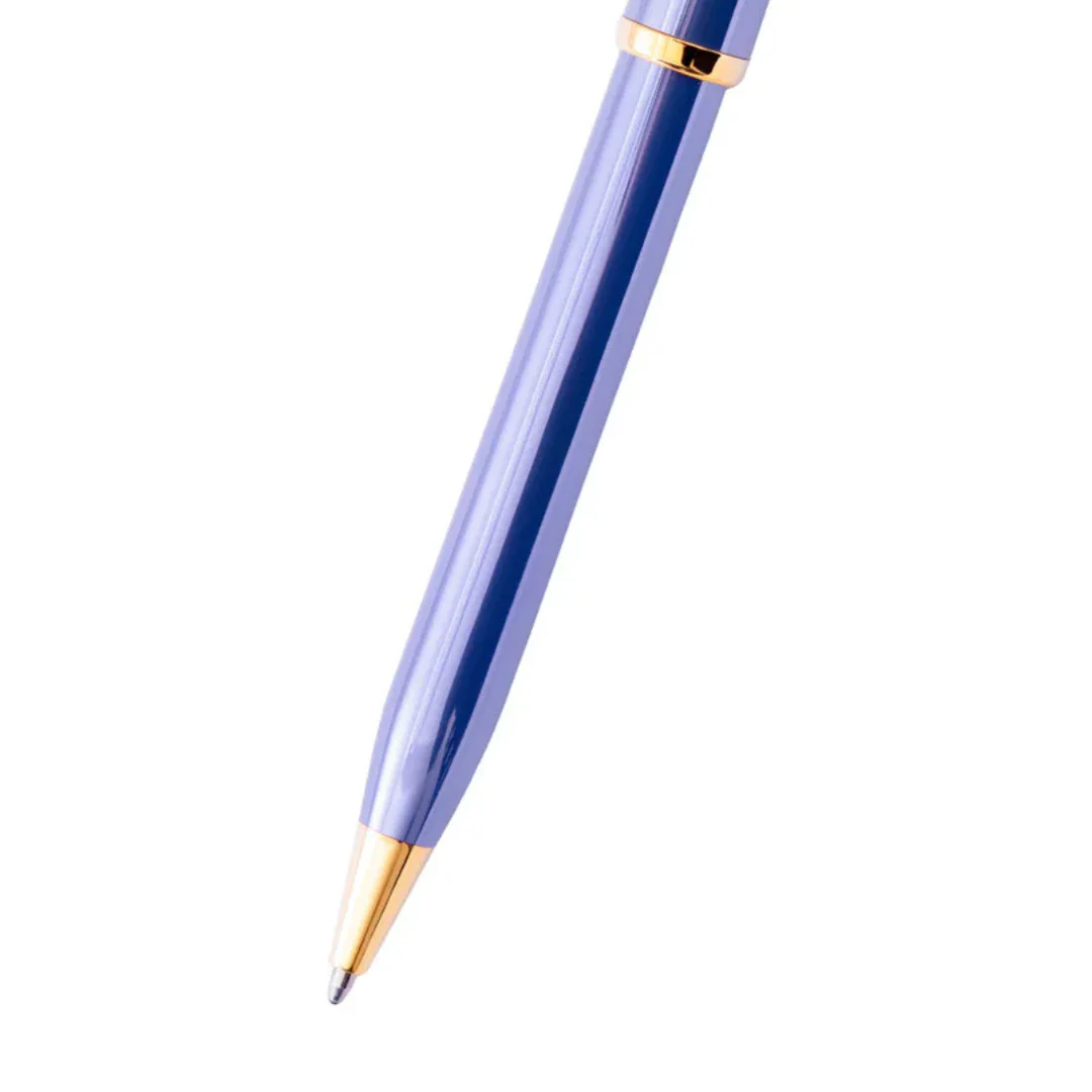 Cross -  Century II Ballpoint Pen - Lavender Blue/23kt Gold Appointments - Image 2
