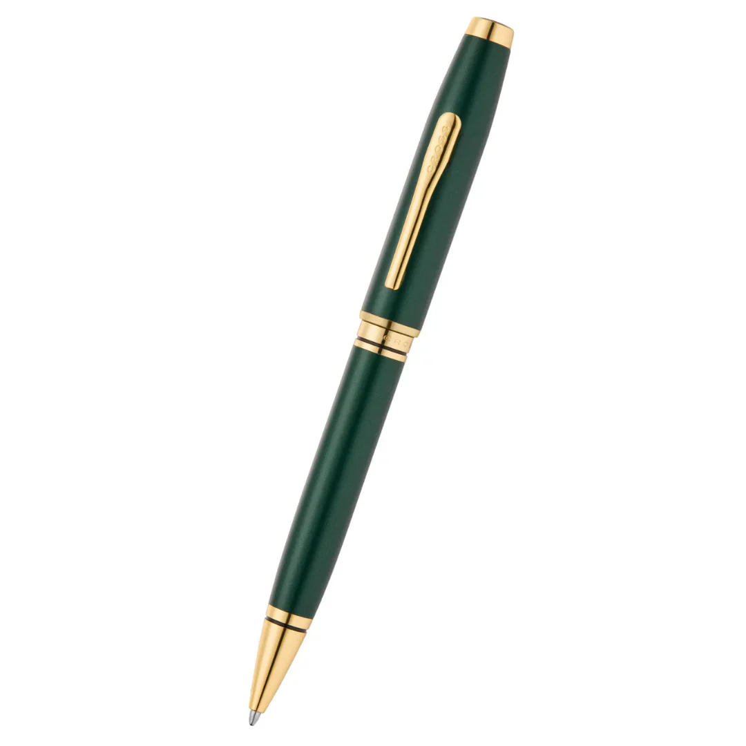 Cross - Coventry Ballpoint Pen - Metallic Green with Gold PVD Trim