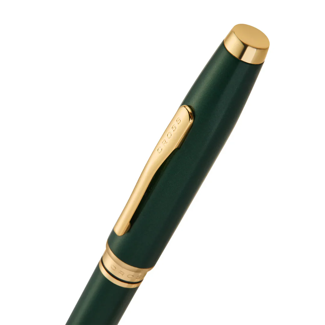 Cross - Coventry Ballpoint Pen - Metallic Green with Gold PVD Trim - Image 2